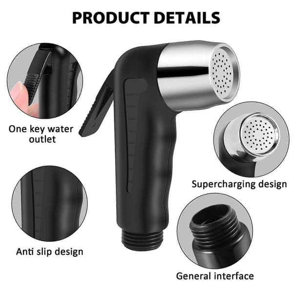 Håndholdt toalett baderom bidet dusjhode spray sprøyte
