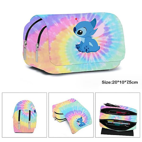 Pennal med Lilo & Stitch-trykk Penalmappe for studenter A A