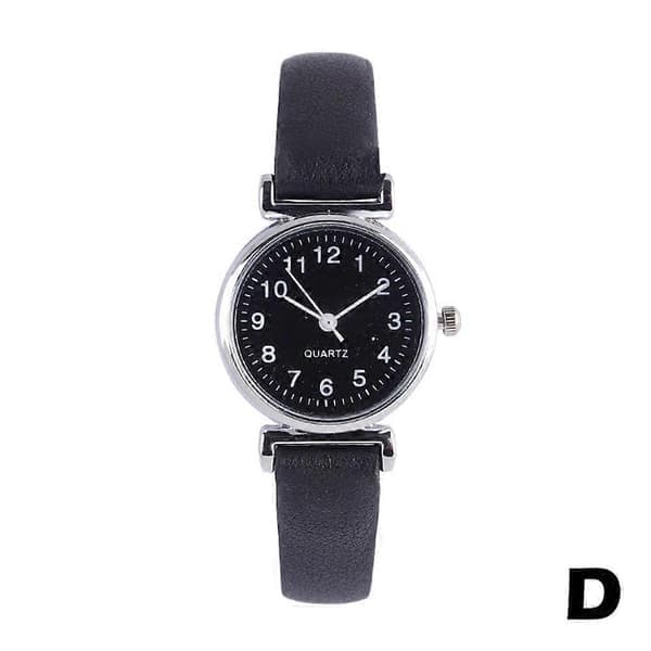 *-Dameure Kvinder Lille Kvarts Analog Armbåndsur Mode Sort/One size Black/One size