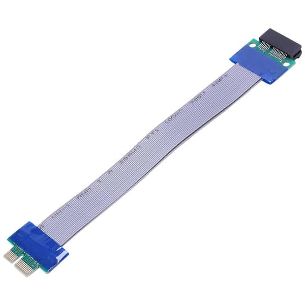 PCI-Express PCI-E 1X Riser Card Flex Extender Forlængerkabel til PC
