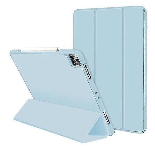 Etui til Ipad Pro 12,9 tommer med penholder (LYSEBLÅ)