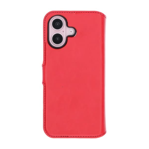 iPhone 16 Plånboksfodral Magnet Rvelon - Röd Röd