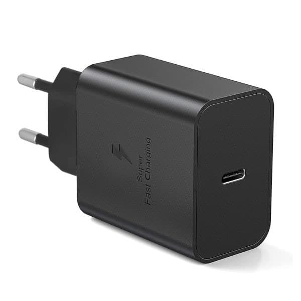 (Specialtilbud) Hurtigoplader 45W til Samsung USB-C +1m USB C kabel sort