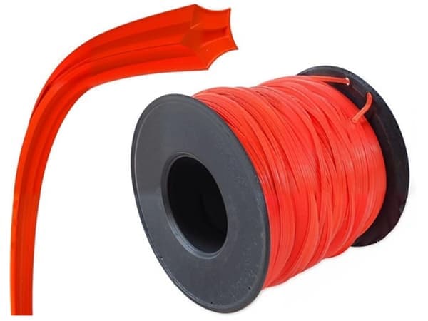 Trimmertråd 2,4 mm - Stjerneformet, 100 m