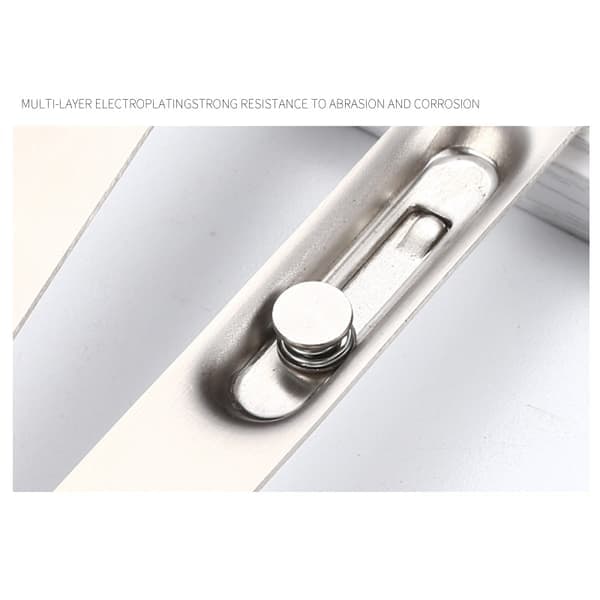 Diskret dørpal i rustfrit stål, 18 mm bred 8 tommer 8-inch