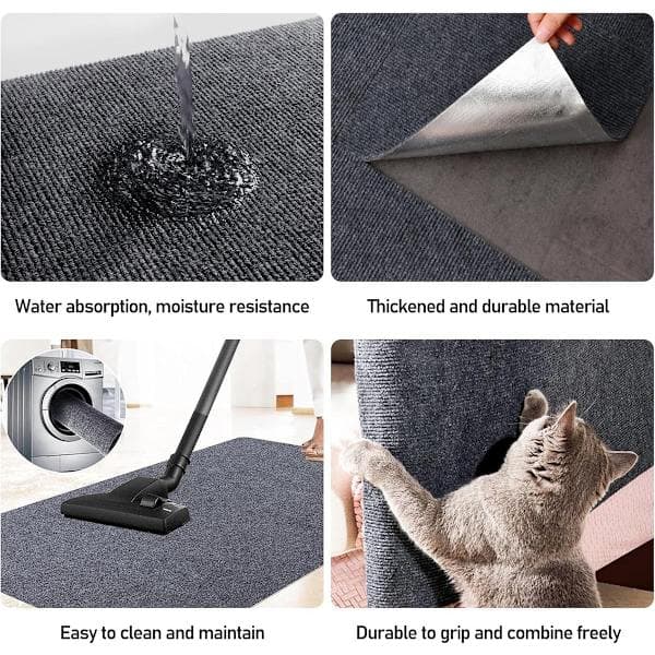 Egnet for sofaer og stoler - Klorematte for katter - Kan kuttes til størrelse - 40 x 100 cm