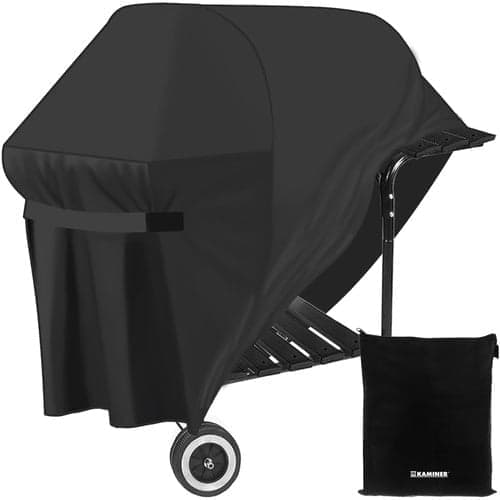 Grillovertræk 147x61x122 cm PVC-belagt polyester til kul- og gasgrill