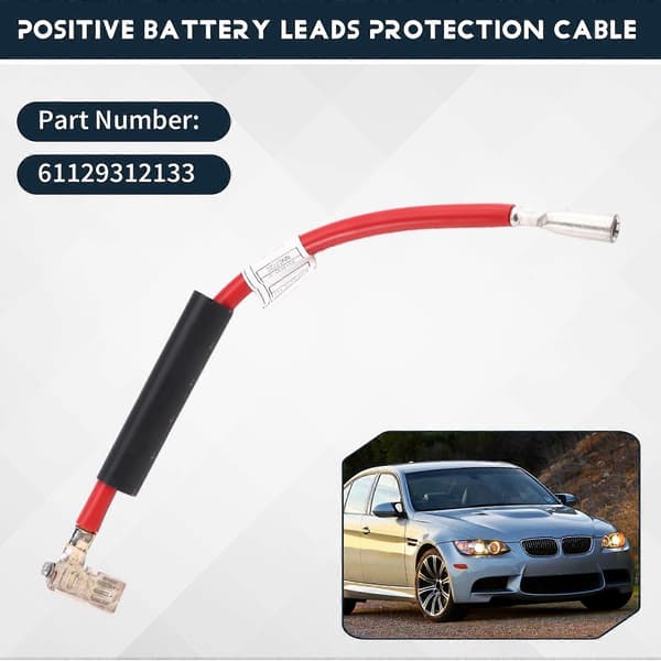 Bilens positiva batterikabel för E90 E91 E92 batterikablar