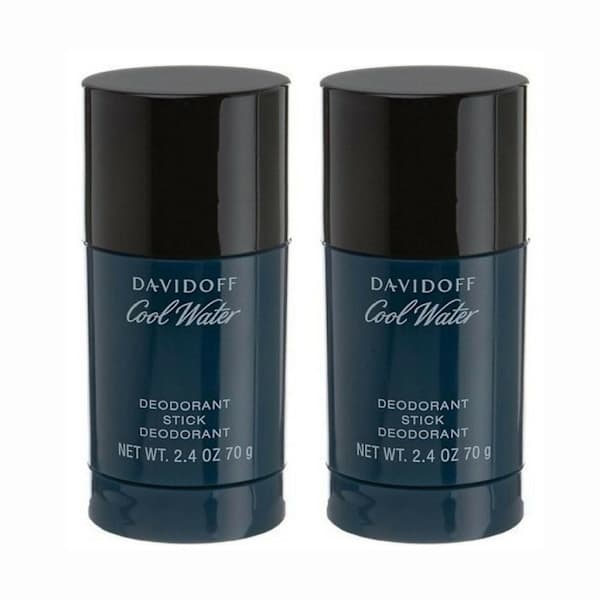 2-pak Davidoff Cool Water Man Deostick 75ml Transparent
