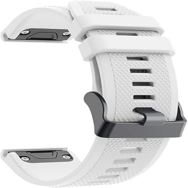 Til Fenix5/6/7/7x/6x/5X Rem 26mm Silikonebånd Grå Grey