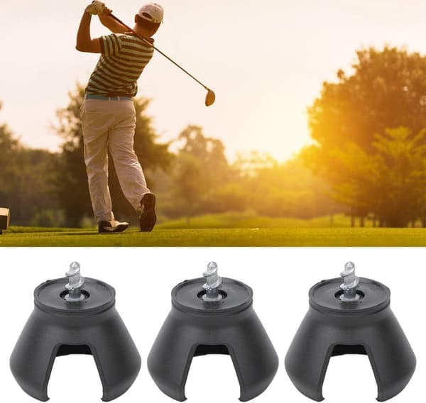 3 stk. Golfboldopsamler 3-klo Golfboldhenter Griber Saml Op Rygskåner Klo Tilbehør til Golf Putter Grip