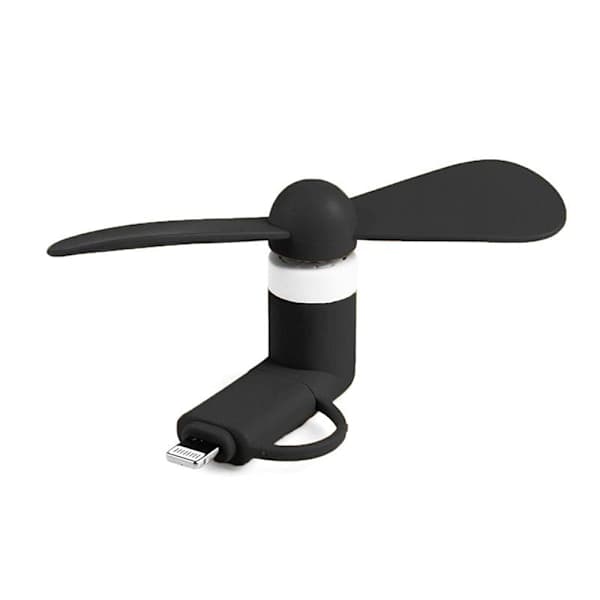 Micro USB / Lightning Blæser Sort black