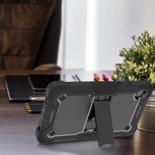 Stötsäkert surfplattefodral med stativ för Samsung Galaxy Tab A9, silikon + PC