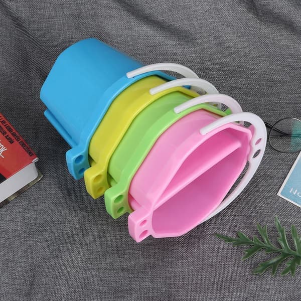 Malingespand af PP-materiale med intervaldesign, malerpenselspand, kunstforsyninger til rengøring