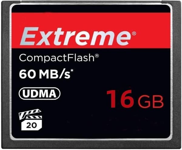 Extreme 16 GB Compact Flash minnekort 60 MB/s kamera CF-kort