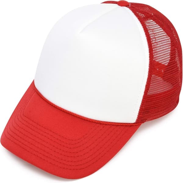 Tofarget Trucker Hat Sommer Mesh Cap med Justerbar Snapback C C