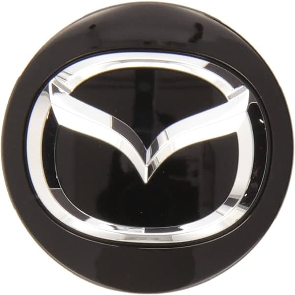 4-pak - Mazda Navkapsler / Fælgemblemer - Bil 57mm - Sort