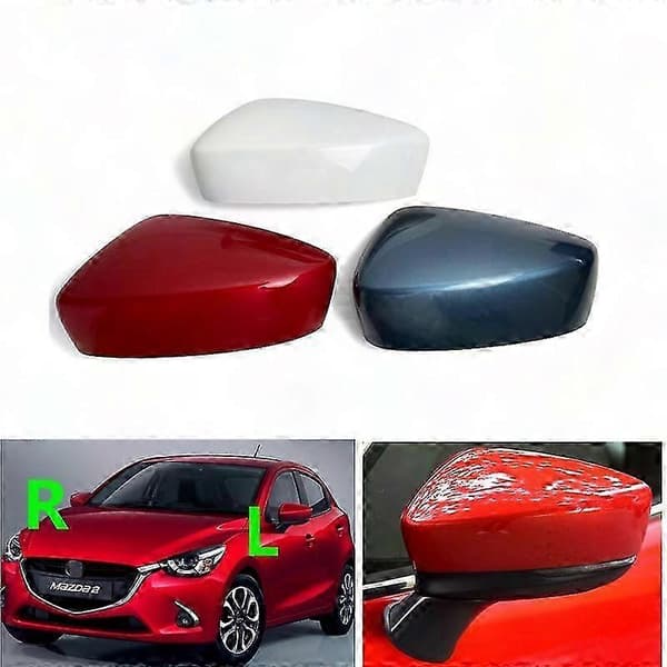 Mazda 2 Demio 2017-2023 Sidespejlsdæksel Udskiftning 1pcs silver L
