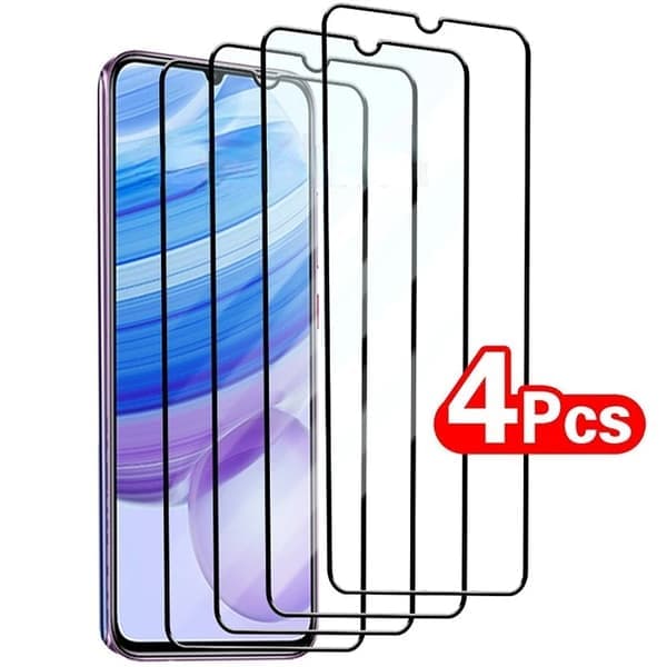 4 st härdat glas för Xiaomi Redmi Note 10 5g skyddsglas