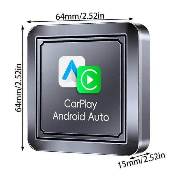 2-i-1 Trådløs Carplay Android Auto Dongle Multifunktionel Dongle Adapter til Bil Lastbil