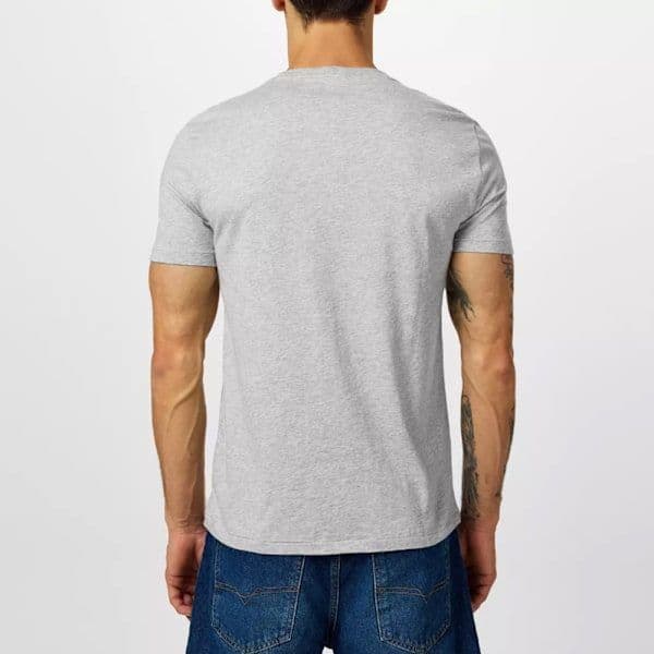 PoloRalphLauren Herr T-shirt Bomull Kortärmad Rund Hals Pullover Tee Topp Grå Storlek S Grå S Grey S