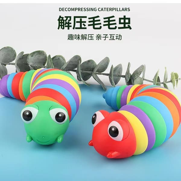 Regnbue Mini Fidget Legetøj til Børn – Myre Design (Regnbuefarve)