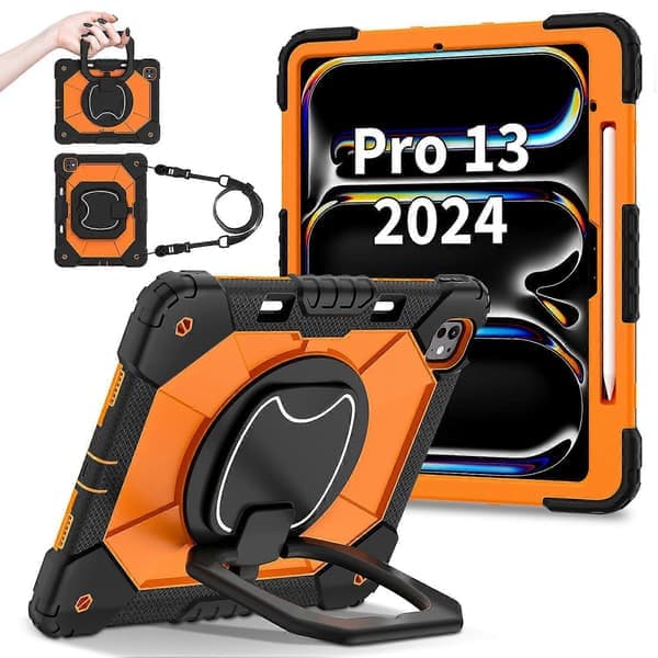 Silikone+PC Standcover til iPad Pro 13 (2024)