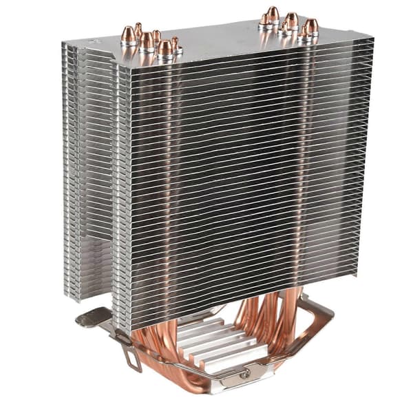 Blæserløs CPU-køler 12 cm blæser 6 kobbervarmerør Blæserløs køleradiator til LGA 1150/1151/1155/1156/775 AMD