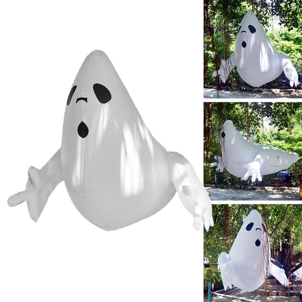 PVC oppustelig animeret spøgelse Halloween havepynt