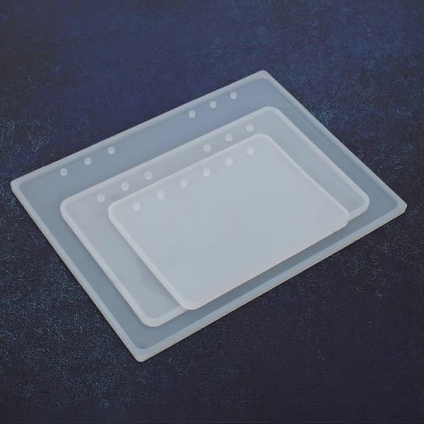 A7/A6/A5 Notesbog Form Silikoneform DIY Harpiks Bogform Krystal Epoxy Silikoneform Gennemsigtig Bog