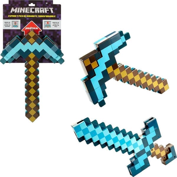 Minecraft Legetøj, Sværd og Hakke, Minecraft Spil Transformerende Rollespil Tilbehør i Børnestørrelse