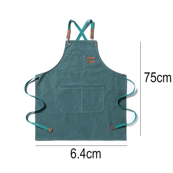 Frisörförkläde – Turkos