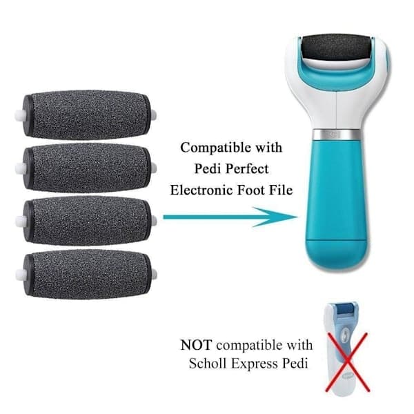 9 stk rullerstatninger for Scholl Velvet Smooth