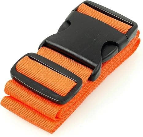 4-pak kuffertremme til kufferter, rejsebælter, tilbehør, multifunktionel, orange Orange