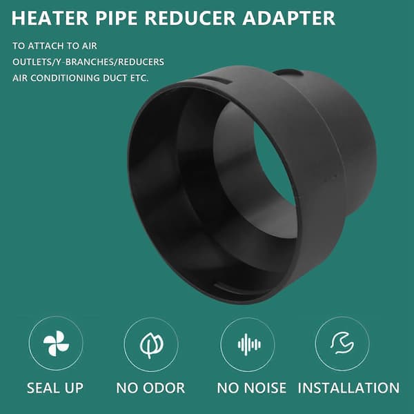 75 mm til 60 mm parkeringsvarmerørreduktionsforbindelse luftvarmerørreduktionsadapterkonverter til Eberspacher
