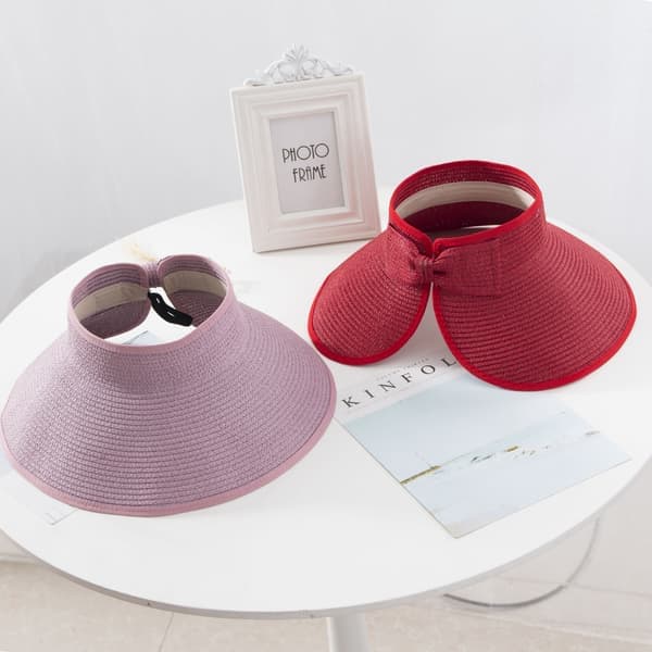 Dame solhatt med bred brem i UPF 50+, solbeskyttelse Gul Yellow