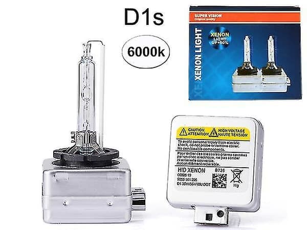 Xenonlamper +50% D1s 35w 6000k 2-pakning Xenonlamper Pk32d-2