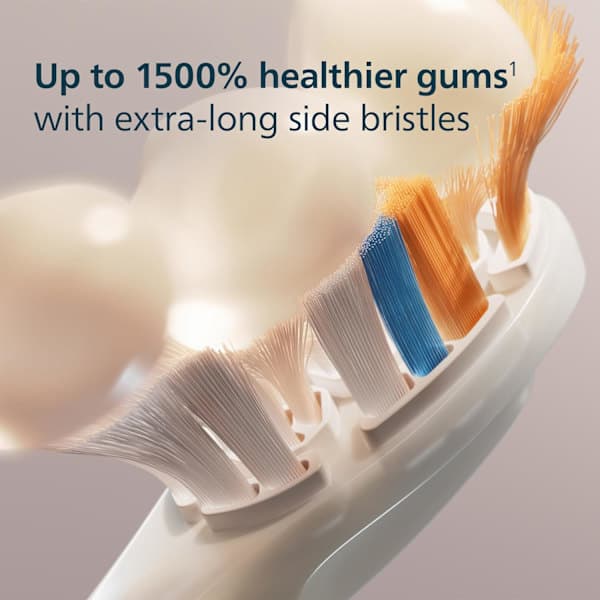 4 udskiftningsbørstehoveder til Philips Sonicare W2 Black W2 Black W2