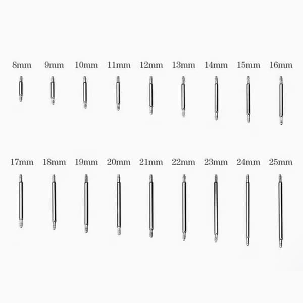 Fjederstifter til ure 8-25 mm 108-dele 108-Piece