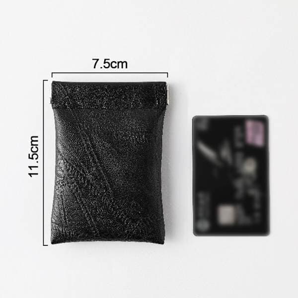 Pung Møntpung SORT sort black