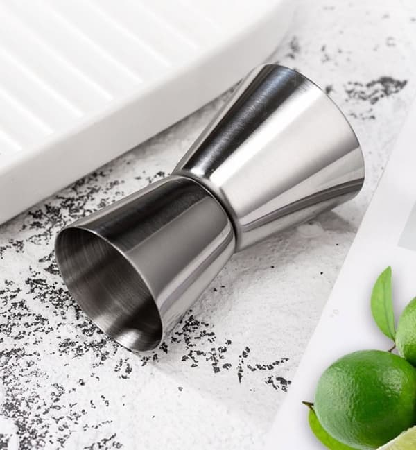 3-delt Jigger Sæt i Rustfrit Stål 15/30, 20/40, 25/50 ml - Cocktailmål, Shot Dispenser