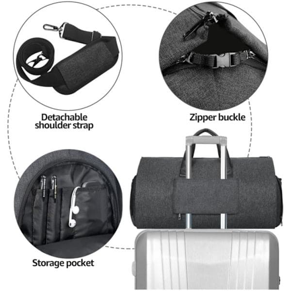 Kabinplaggveske Stor Reisekoffert Koffert Weekendbag-FF-