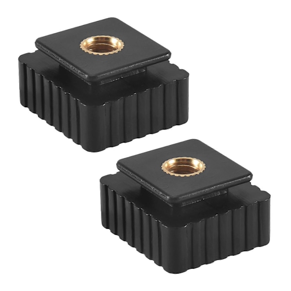 2 stk. Flash Hot Shoe Mount Adapter til 1/4 tomme gevind til studiolysstativ stativ
