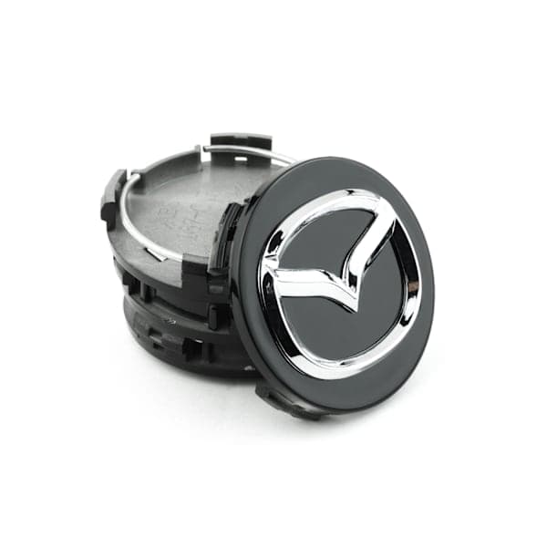 4 kpl - Mazda pölykapselit / pyörännavan tunnukset - Auto 57mm - Musta