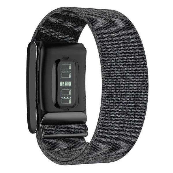 Elastisk justerbart armbånd til WHOOP 4.0 Fitness Tracker - Sort Sort Grå Black Grey
