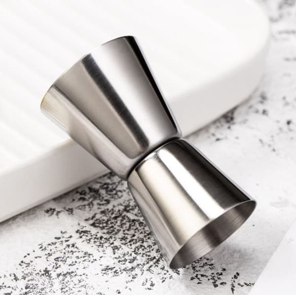 3-delt Jigger Sæt i Rustfrit Stål 15/30, 20/40, 25/50 ml - Cocktailmål, Shot Dispenser