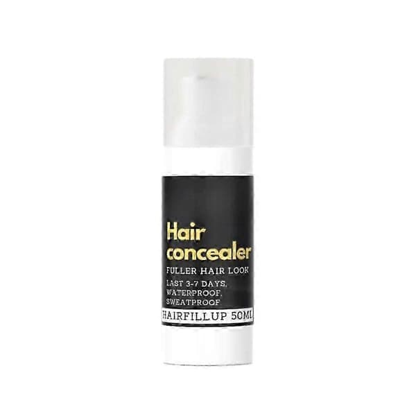 Hår Concealer Sort 50ml, Forbedr Hårgrænsepudder til Kvinder Mænd 1 stk