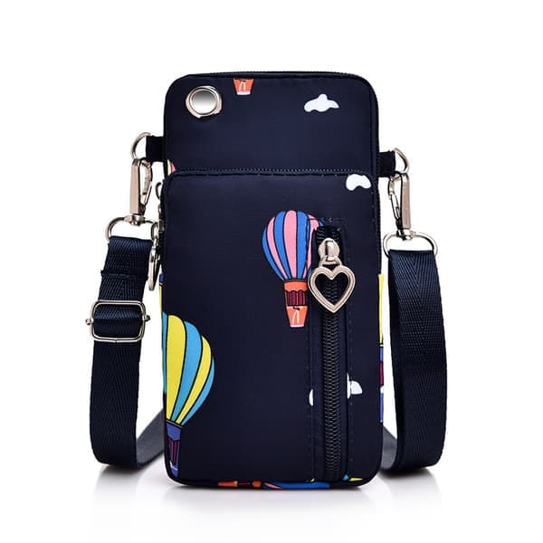 Lätta små crossbody-väskor, mobiltelefonväskor, resväska, axelväska, marinblå B Navy blue B