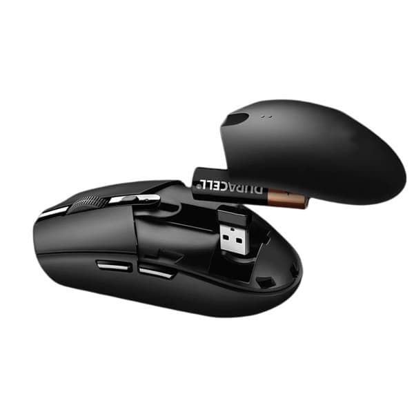 G305 LIGHTSPEED trådløs gamingmus, Hero 12K-sensor, 12 000 DPI, lett, 6 programmerbare knapper (lilla)