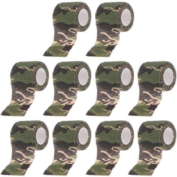 10 st kamouflagetejp självhäftande bandage utomhus elastisk